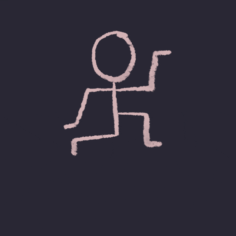Stickman Doing A Silly Dance GIF