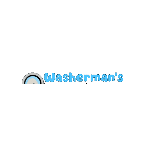 Washermans Laundromat Sticker