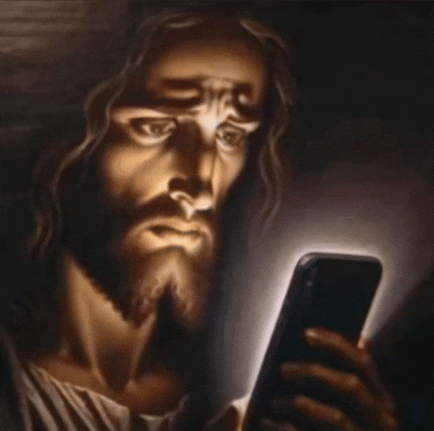 Phone Jesus GIF