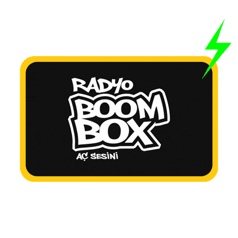 Radio Boombox Sticker by Bayrakstar Medya