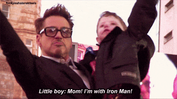 Mom Im With Iron Man Gifs Get The Best Gif On Giphy