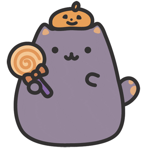 Cat Halloween Sticker