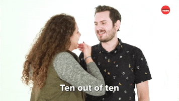 Awkward Kiss Me GIF by BuzzFeed