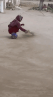 sweeping hoverboard GIF