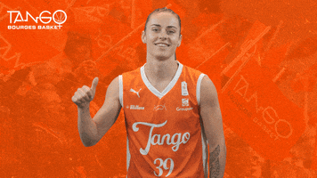 Well Done Thumbs Up GIF by Tango Bourges Basket