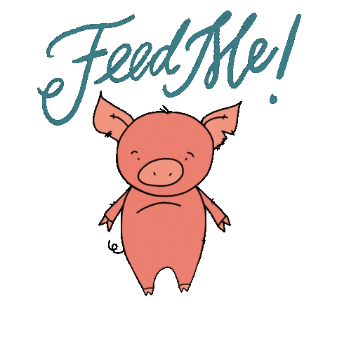Hungry Feed Me Sticker