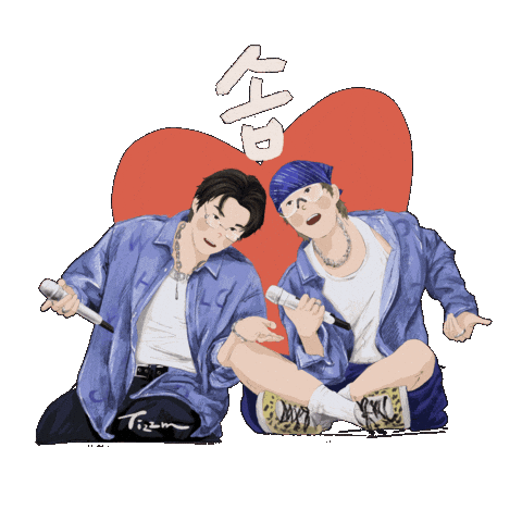 Sope Btssuga Sticker by Tizzm