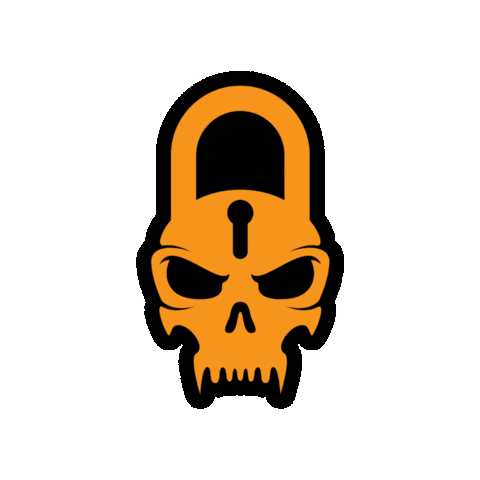 Halloween Skull Sticker by Waikiki Trolley