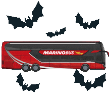 Halloween Driving Sticker by MarinoBus