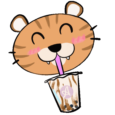 Happy Coffee Sticker by AndorasBubble