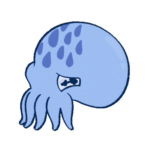 Baby Octopus Love Sticker