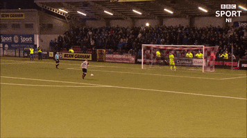 Goalkeeper Penalty Save GIF by Cliftonville Football Club