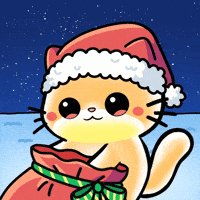 Santa Claus Cat GIF by Mochimons