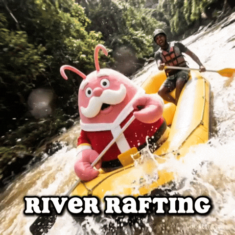 Rafting Rapids GIF by LobsterClaus