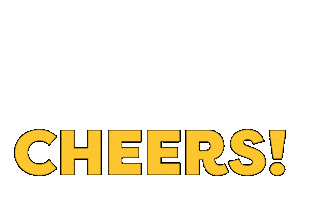 Cheers Celebrating Sticker by Shootthemoon