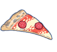 Pizza Crave Sticker by himHallows