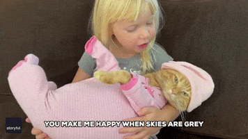 Cat Kids GIF by Storyful