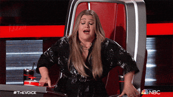Kelly Clarkson Reaction GIF by The Voice