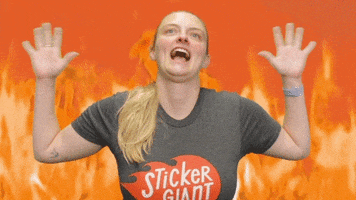 This Is Fine On Fire GIF by StickerGiant
