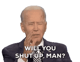 Joe Biden Shut Up Sticker by Election 2020