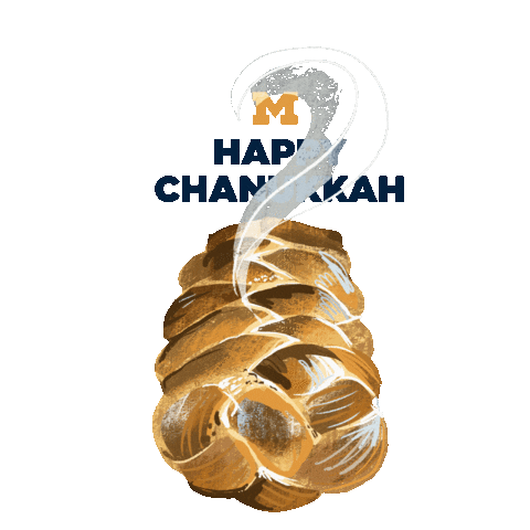 Challah Bread Comida Sticker by University of Michigan