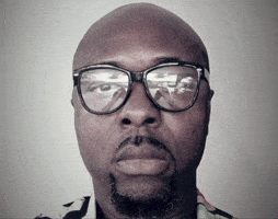 Thousand Yard Stare GIF