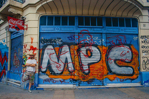 street art animation GIF