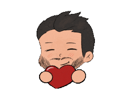 In Love Heart Sticker