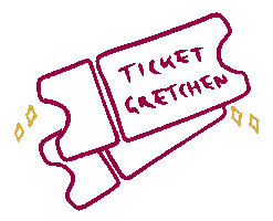 Sticker by Ticket Gretchen