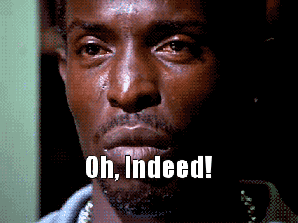 Giphy - The Wire Omar GIF