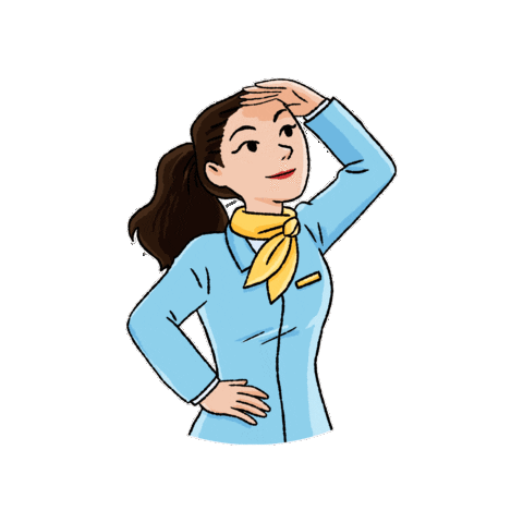 Azafata hipoxica Sticker