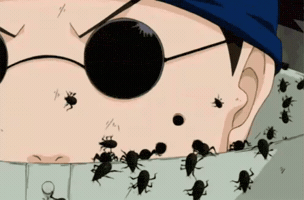 Shino Aburame Insects GIF