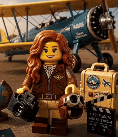 Plane Pilot GIF by KatebrougFans