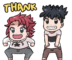 Thanks Thank You Sticker by Jin
