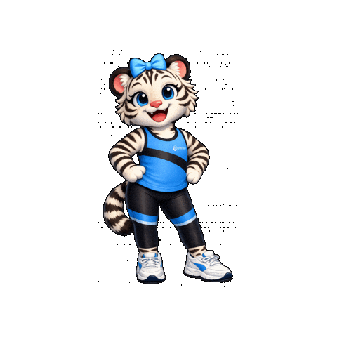 White Tigers Tigrita Sticker by NouveauInternationalSchool