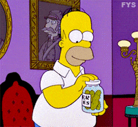 Homer Simpson Smile Gif Find Share On Giphy