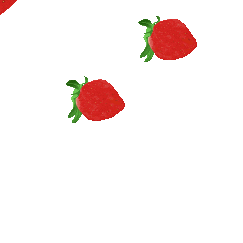 Fall Strawberry Sticker