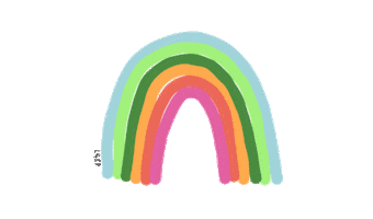 Rainbow Aesthetic Sticker by Life and Science Publishing