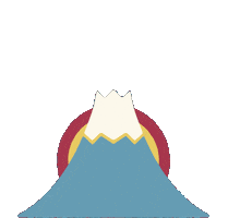 Greeting Rising Sun Sticker