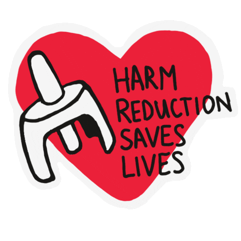 Save Lives Harm Reduction Sticker by Overdose Lifeline