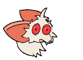 Nervous Red Eyes Sticker