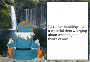 Gnome Meditating GIF