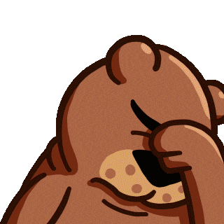 Bear Drama Sticker