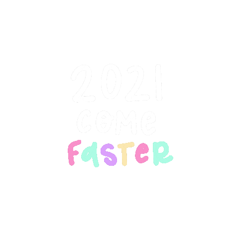 New Years Rainbow Sticker