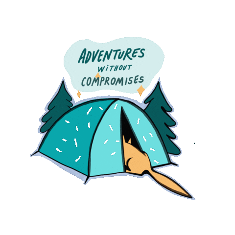 Skiing Climbing Sticker by Basecamp Shop