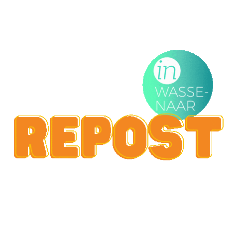 Brand Repost Sticker by Inwassenaar