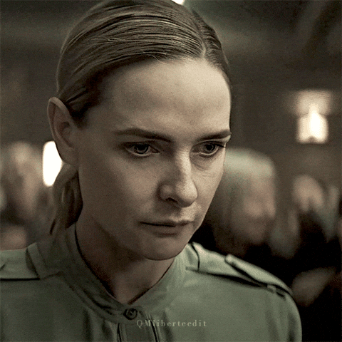 Rebecca Ferguson Thinking GIF