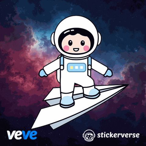 Flying In Space GIF by VeVe