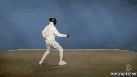 en garde GIF