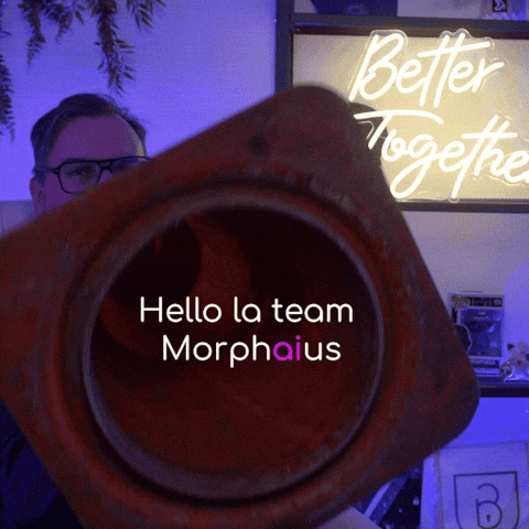 Yo Hello GIF by Morphaius